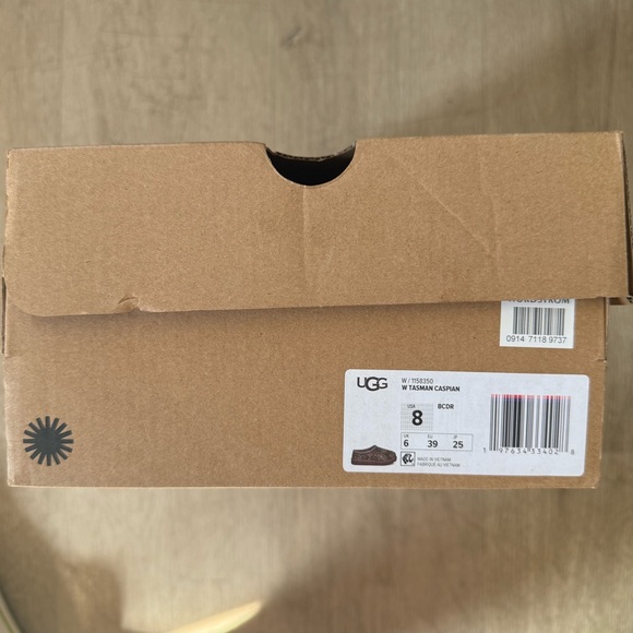 UGG Wmns Tasman Caspian Slipper ‘Burnt Cedar Cheetah’ 1158350-BCDR Size 8 NEW - Picture 13 of 13